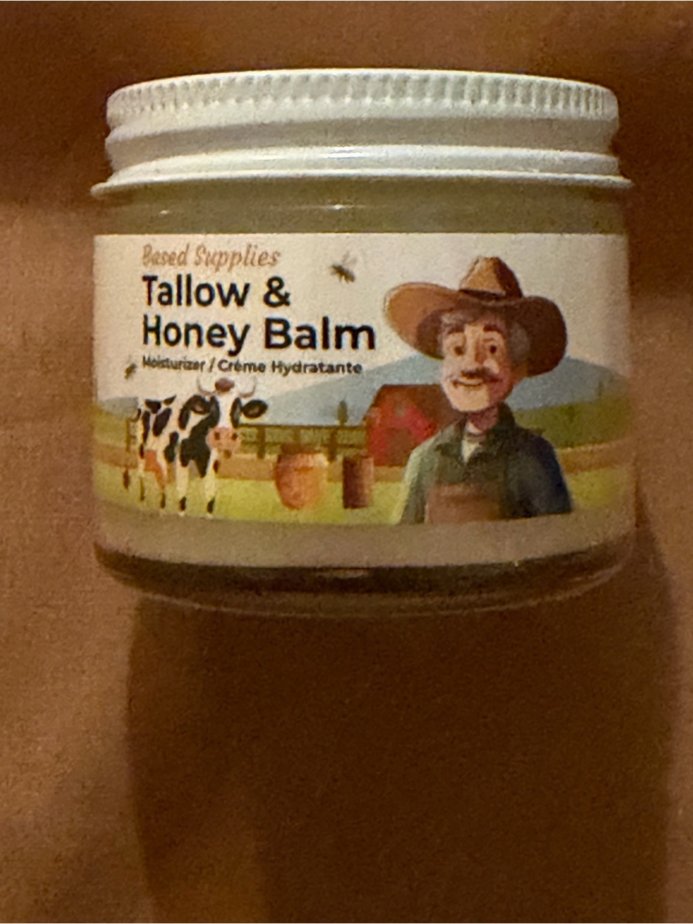 Based Supplies Tallow & Honey Balm Moisturizer.